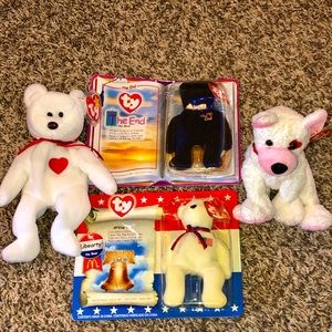 Beanie Baby 4 pack bundle